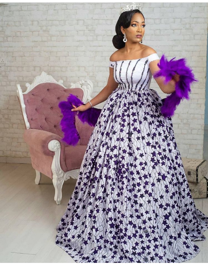 71 Beautiful Simple Ankara Gown Styles For 2024 | ThriveNaija | Ankara gown  styles, Short dress styles, Simple ankara gown styles